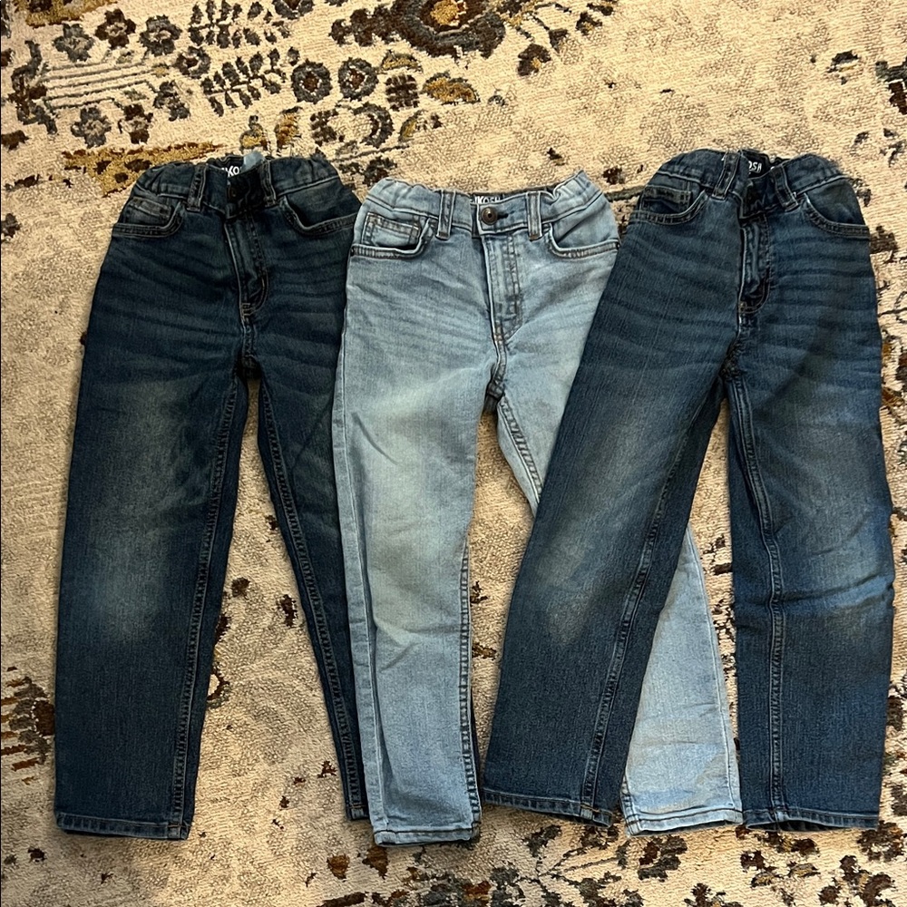 OshKosh B'gosh Kids Jeans - Dark Blue, Light Blue,Dark Blue 3pairs